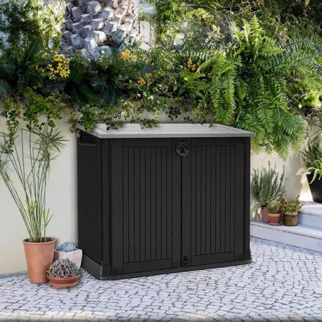 Keter 880L Multifunctional Resin Storage Box - Black